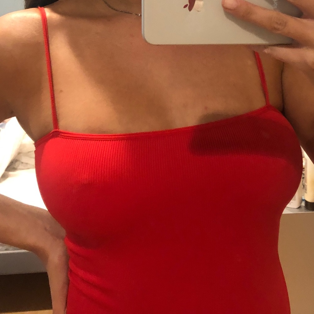 Red bodysuit - Picture 3 of 4